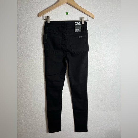 NWT Joe’s high rise skinny ankle jeans flawless black 24 - Picture 5 of 5